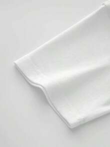 1 Pcs(220 Cotton T-Shirt Double-Sided Printing) 1pc  Flame & Star Graphic T-Shirt, Y2K, Streetwear, Digital Print T - Shirt Casual Comfort Cotton Tee For Spring & Summer Fall Men's Clothing, Halloween Gift,Unisex - trắng - Xem 3