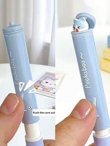 3pcs New Cat Shaped Retractable Pens, 0.5mm Black Quick-Drying Funny Stress Relief Cute Kitty Pens, Creative Learning & Office Supplies, High-Quality Smooth Black Ink, Suitable For Cat Lovers, School, Office, Party & Holiday Gifts - Multicolor - View 5