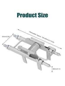 耐用金属单线拉线器，带辅助滑轮，方便布线，电气布线工具 - 銀色 - 查看 4