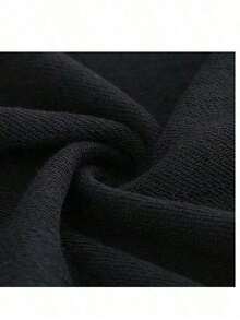 2026 LC Unisex Casual PARKE Letter Print Loose Pullover Sweatshirt, Encountering Lazy Fashion. Casual Daily Wear,Winter Clothes Women,Clothes,Hoodie,Tops,Spring Break,Long Sleeve Tops WomenCasual Daily Wear,-Shirt,Retro-Shirt,Clothing Autumn And Winter,Male And Female Neutral Short Sleeves,Clothes Plus Size,Sweatshirt,Clothes Women,Tops,New Year's Clothing,Womens Tops,Spring,Summer Tops Women,Spring Clothes,Vacation Outfits Women,Valentines Gifts,Summer Outfits - Black - View 4