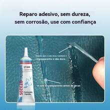 Odor-Cola Transparente Para Reparo De Sapatos Sem Com Resina Macia De Alta Resistência , Ideal Consertar E Botas Usadas - cola para conserto de sapatos - Visão 5