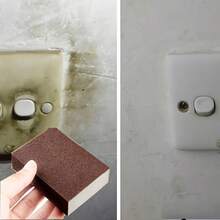 Diamond Sponge Cleaning Brush, Pot Bottom Cleaning Sponge, Rust Remover Sponge, Dish Sponge Block, Strong Degreaser, Cleaning Supplies, Cleaning Tools - A - Xem 10