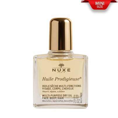  NUXE 臻萃花油 - 多用途有机护理油，适用于面部、身体和头发，令肌肤水润透亮。