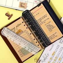 A5/A6 PP Matte Ruler Bookmark, Spiral Notebook Planner Ruler, Measurement Tool For Learning - Single Piece - View 1
