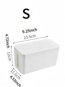 Large Cable Management Box, Hides Power Sockets And Desk Cables - TV/Phone/Computer Cable Organizer Box, Suitable For Home/Office - Multicolor - View 16