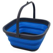 OISE ART STORE Secchio Pieghevole Quadrato Pratico Da 5,5 Lt Portatile Salvaspazio Con Maniglia - - Multicolore - Visualizzare 9
