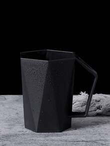 1 Piece Household Diamond-Shaped Toothbrush Cup For Couples With Handle, Stylish And Simple Creative Rinse Cup - 400ml - View 12