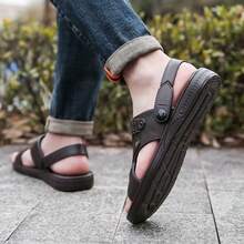 sandalias para hombres - Marrón - Ver 7