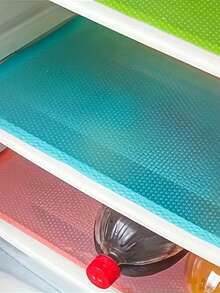4pcs/8pcs Washable, Waterproof, Oil-Resistant Refrigerator Mats, Suitable For Fridge Shelves, Freezer, Cabinet Drawers, Home Kitchen Organization - Multicolor - View 12