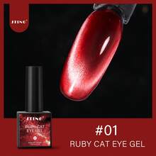 10ml JTING Valentine 10colors Ruby Cat Eye Gel Polish Red Color Magnetic Cat Eye Gel Collection Uv Gel Nail Polish Salon Nail Supplies For Home Manicure DIY And Nail Art Salon - Multicolor - View 16
