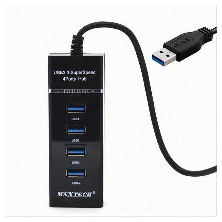 OISE ART STORE Hub Usb 3.0 4 Porte Multipresa Portatile Sdoppiatore Velocita' 4.8 Gbps Hub3-4u - - Multicolore - Visualizzare 1