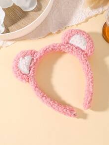 1pc Fashionable Cartoon Plush Bear Ear Headband Animal Ear Hair Hoop Headpiece - Multicolor - View 21