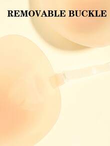 Ultraleichter Frauen Einteiler Klebebrusthalter, mit Rückenschulterriemen Design, löst sich nicht ab, feste Nippelabdeckungen, unsichtbare und nahtlose BH-Pads, unsichtbarer BH, Damen Unterwäsche, formt die Brüste, verhindert seitliches Ausweichen, verhindert Durchhängen, geeignet für Reisen, Urlaub, Strand, Bikini, Hochzeitskleid, Kleid - Verschiedenfarbig - Übersicht 5