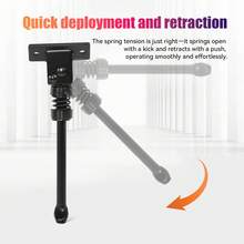 Soporte de patinete eléctrico de 10 pulgadas, accesorio de extensión de soporte de metal fijo lateral para tabla de pie KUGOOM4 - Negro - Ver 5