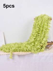 1/5pcs Artificial Wisteria Vine, Approx. 100cm Length Fake Orchid Vines, Suitable For Indoor/Outdoor Decor, Wedding Decoration, Romantic Room/Home Decor, Garden Decor, Family Gathering, Valentine's Day, Birthday Party Decoration - Multicolor - View 26