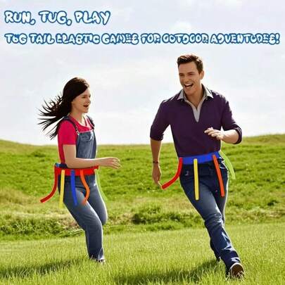 2/3件套户外游戏套装（6面旗帜） - 圣诞用品、节日装饰、家庭聚会、派对、青少年及成人团队游戏，可伸缩接旗训练器材，适合户外、野餐，增强团队合作和运动技能，派对娱乐，趣味礼物