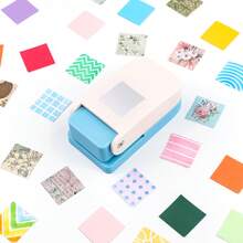 1 Inch Square Hole Punch, Manual Operated Handcraft Hole Puncher Suitable For Paper Art, Scrapbooking, DIY Card Making, Handicrafts - Single Piece - View 3