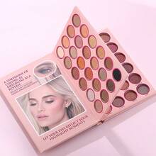 48-Color Paper Multi-Functional Eye Shadow, Multi-Color, Easy To Color And Easy To Blend, Matte, Fine Shimmer And Brighten Makeup Palette - Multicolor - View 9