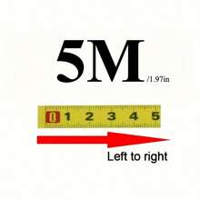 5m Retractable Measuring Tape, Yellow Self-Adhesive, Metric Scale, Dual-Sided Reading, Center Start, 12.5mm Wide Flexible Fit, Suitable For DIY And Sewing - Self-adhesive Measuring Tape - View 13