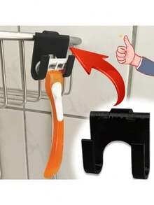 1 buah Tempat Pisau Cukur Cetak 3D Tanpa Pengeboran - Organizer Cukur Kamar Mandi Praktis, Dekorasi Meja Rias - Aksesori Mandi Tahan Lama - Hadiah Sempurna untuk Pemilik Rumah dan Pecinta Perawatan Diri - Beraneka warna - View 2