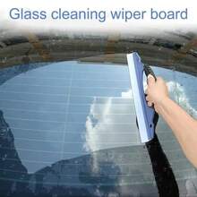 Cars Window Wash Clean Wiper Plate Silicone Car Wiper Board Windshield Cleaner Brush Scraper Squeegee Drying Blade Cleaning Tool - A - View 5