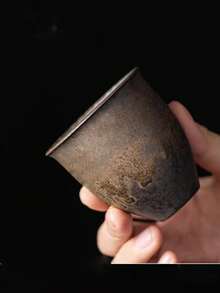 1个陶瓷拿铁咖啡杯，高品质陶瓷情侣水杯，个性化马克杯，牛奶麦芽早餐杯，创意办公杯，迷你大师杯，茶杯 - 彩色 - 查看 8