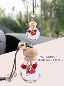 车载香氛吊坠 - 玻璃瓶内含永生花，可定制精油或香氛，优雅的悬挂式香薰，适用于汽车和家居 - 永生花車掛 - 查看 10