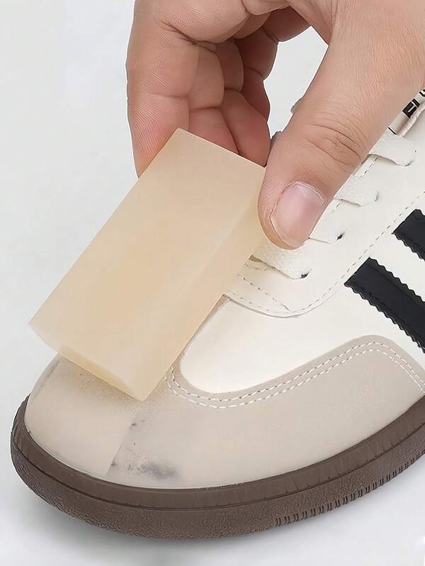 1pc Portable Suede Shoe Cleaner, No Water Needed, Travel-Friendly Shoe Care Eraser, Suitable For Easily Cleaning Sneakers, Clothes, Glass, Walls, Floors, Furniture, Soft Materials, Non-Abrasive, Great For Sports Shoe Enthusiasts