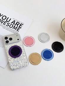 1个多功能磁吸手机支架，桌面高端隐形手机壳后贴式手机支架 - 彩色 - 查看 1