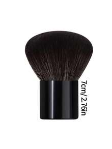 1 pièce Brosse à ongles noire douce et moelleuse, ramasse rapidement la poudre et nettoie efficacement la poussière des ongles, outil de manucure professionnel durable - Noir - Voir 8