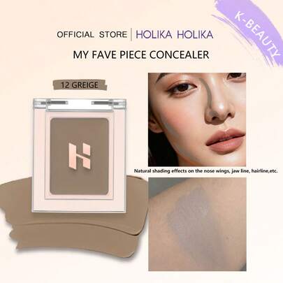 HOLIKA HOLIKA MY FAVE PIECE CONCEALER ,12All-In-One Stick For Effortless Coverage. Enjoy Full, Buildable Pigmentation That Blends Easily For A Natural-Looking Finish. The Large Size Is Perfect For All Skin Tones. 2g/0.07 Oz.