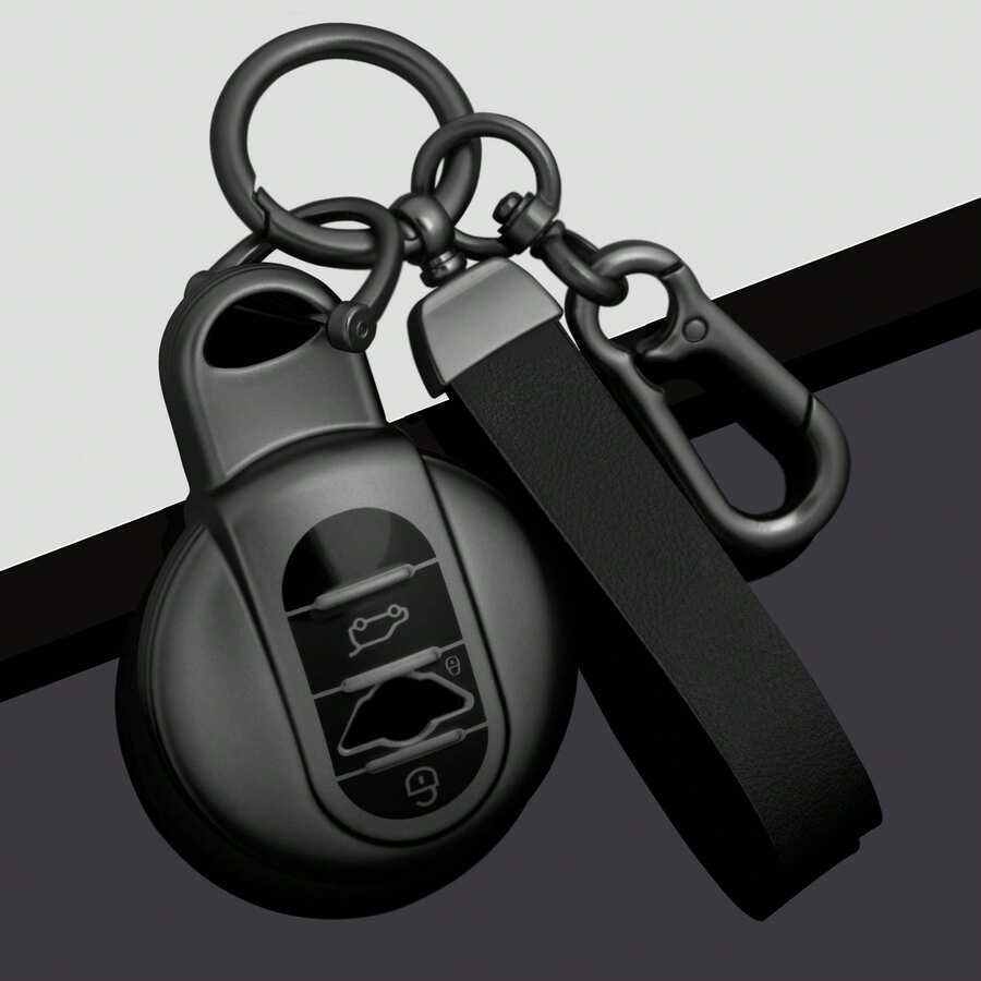 MINI 클럽맨 컨트리맨 R55 R56 R57 R58 R59 R6 리모트 키 포브 커버, 키 체인, 인테리어 액세서리 - 프리사이즈 - 보기 1