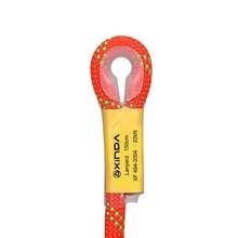Cordón de escalada en roca Xinda, cuerda estática de 10,5mm, 20KN, protector de ojo a ojo, cordón precocido, eslinga, equipo de montañXRZJ - Naranja-60cm - Ver 5