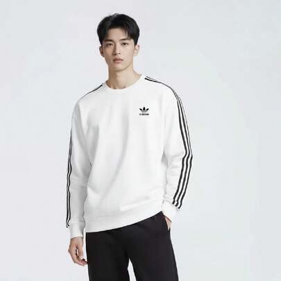  adidas Originals Oversized Crew Sweatshirt för män - Bekväm, mjuk och avslappnad passform