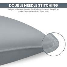 Utopia Bedding KopfKissen (2er Set), 80 x 80 cm Schlafkissen, Atmungsaktiv et Weich Kissen (Weiß)-3430 - 2265x65cm2erPack - Übersicht 4