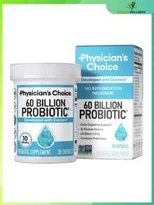 Physician's Choice 60 Billion Probiotic With OrganicPrebiotics & 10 Unique Strains-Daily Lmmune, Digestive& Gut Health Support For Men And Women(30ct) - 1Bottles - 查看 1