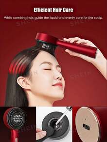 Electric Massage Comb - Household Hair Care Comb - Hair Texture Care - Hair Styling Care - Comb - Scalp Massager - Hair Care Comb - Scalp Friction Massager - Multicolor - View 3