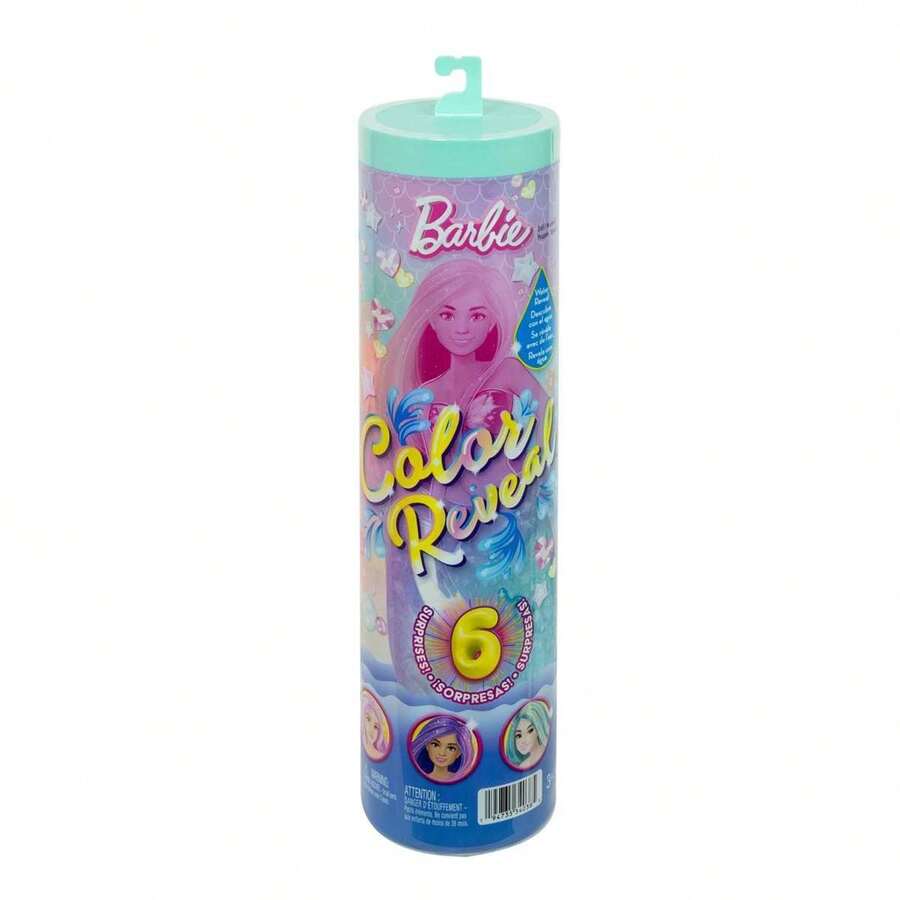 Muñeca Barbie Color Reveal Sirenas 32x8x8 cm - Muñecas Maniquí - Barbie ...