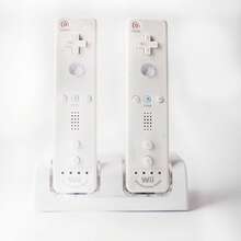 2 Pilas Recargables Compatible Con W Ü Y Base De Carga - Blanco - Ver 2