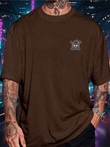Gears 5 Anime Manga Japanese Otaku Nerd Straw Hat T-Shirt, 100% Premium Cotton, Various Colors, Streetwear, Fast Shipping, Promotion - 鏽棕色 - 查看 2