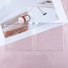 10pcs Reusable Clear Zipper Plastic Bags, Oxidation-Proof, Suitable For Jewelry, Earrings, Bracelets, Gift Packaging - Clear - View 8