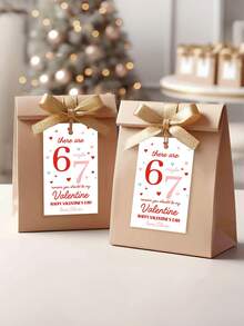 16/32pcs Personalized 67 Valentine's Day Tags, Customize Text,Valentine Gift Tag 67 Valentine Gift Tag Favor Tag Classroom Handout Tag Candy Any Gift, Teacher Funny Middle School Slang Kids - Multicolor - View 5