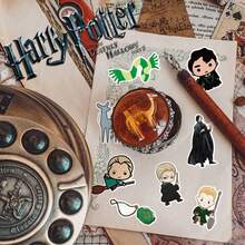Harry Potter 50pcs Chibi Characters & Icons Stickers, Snape, Voldemort & Snake Designs For Gift Wrapping, Greeting Cards, Photo Albums Decals, DIY Crafts, Notebook Decoration, Fans Party Crafts, Holiday Presents For Teens Adults[Officially Licensed] - 1 Set - View 5