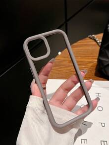 简约透明亚克力手机壳，兼容 17 Pro Max/17 Pro/17 Air/17/16 Pro Max/16/16 Pro/16 Plus/16E/15/15 Plus/15 Pro/15 Pro Max/11/12/13/14 Pro Max/11 Pro/11 Pro Max/12 Pro/12 Pro Max/13 Pro/13 Pro Max/7 Plus/14 Pro/14 Pro Max/14 Plus，硬壳 - 灰色 - 查看 40