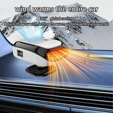 Winter Car Heater, Dual Mode Defroster, Low Noise, Quick Heat-Up, Plug-In Auxiliary Heating, Essential For Winter Driving - Green - View 3