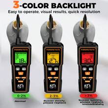 POROMETISTO FT01 Automotive Brake Fluid Tester, Universal For DOT3/4/5.1, Backlit Flexible Probe, Water Content Detection, Automotive Repair Tool, LCD Display, Portable - C - View 5