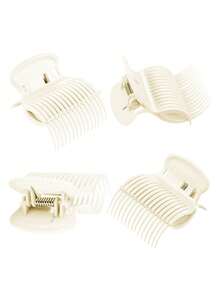 12个装卷发夹，卷发棒夹子替换装，适合女士和女孩进行分区造型。颜色可选：黑色、圣诞节、冬季、粉色、毕业季、生日、节日、夏季、秋季、Y2K 等多种时尚款式。 - 彩色 - 查看 7