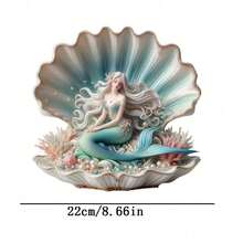 1 pieza/2 piezas/3 piezas Parche de impresión por transferencia de calor con diseño de sirena y concha, adecuado para camisetas, sudaderas, vaqueros, chaquetas, mochilas, almohadas y otros proyectos DIY, agregando elementos de cuento de hadas oceánicos románticos a tus atuendos - L - Ver 8