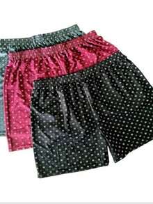 Set Of 5 Men's Boxer Shorts, Cool And Comfortable Sleep Shorts, Pajamas - 彩色 - 查看 6