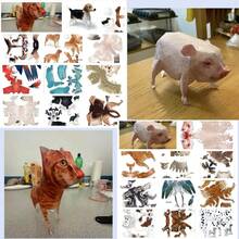 2026 New 20 Animal 3D Origami Model Kit - Student Creative Printable Handmade Paper Art (Cat/Dog/Pig Etc.), Desktop Pet Modeling Set, Cute Handmade Gift - Holiday Gift, Creative Surprise, Perfect Gift - Multicolor - View 12